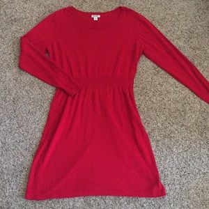 Old Navy Red Sweater Dress